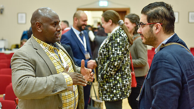 AGYA members in conversation