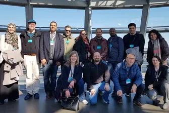 AGYA members at the German Bundestag
