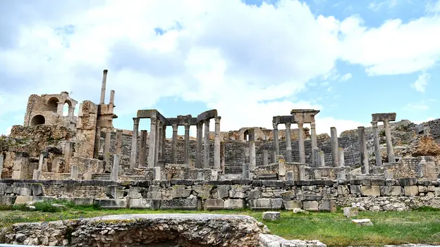 The ruins of Thougga