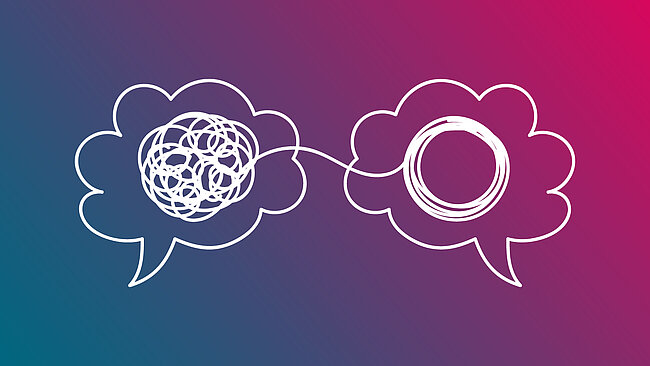Speech bubbles visual