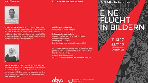 Flyer Flucht in Bildern