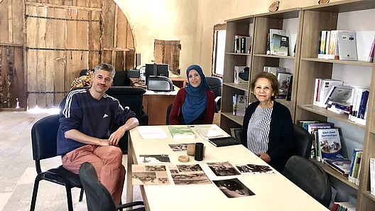 Matthias Psdzierny at Misr Public Library Siwa