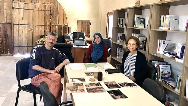 Matthias Psdzierny at Misr Public Library Siwa