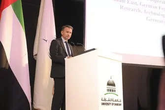 Dr. Erik Hansalek giving Welcome Speech