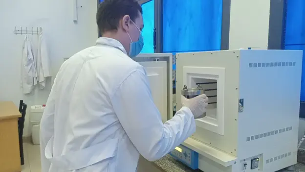 Scientist working in a lab
