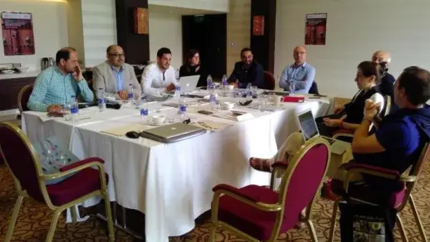 Group picture of conference discussion