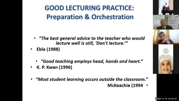 Online presentation