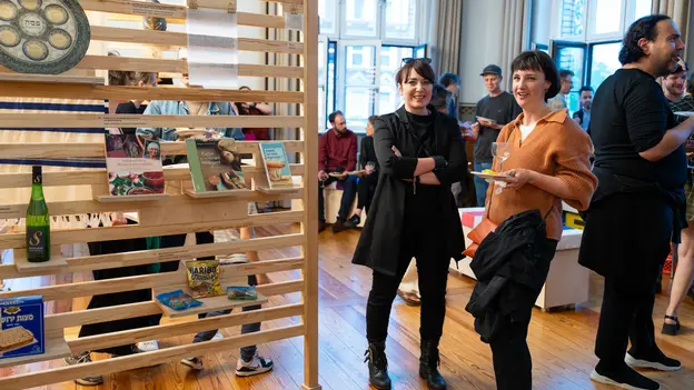 Exhibition visitors