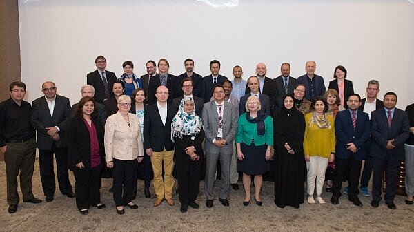 Group of AGYA members during the Annual Conference 2016 in Doha