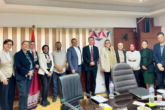 German Delegation at ASRT in Cairo