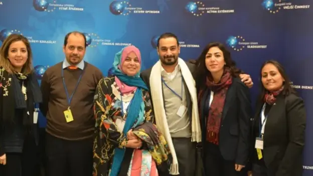 AGYA members in Brussels