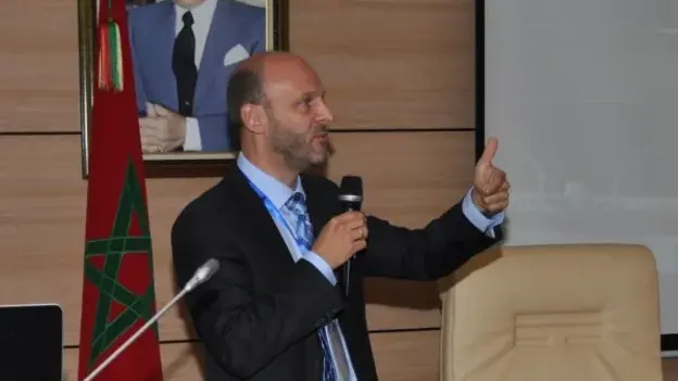 AGYA member Marc Ringel giving a speech