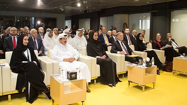 Audience during the exhibition opening