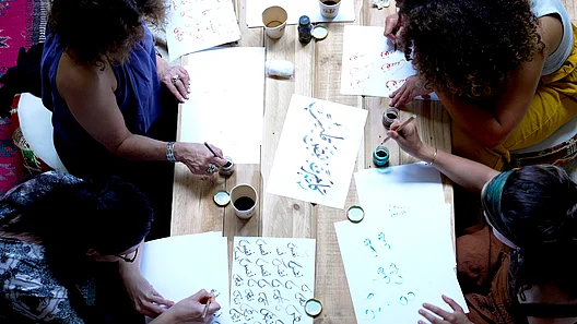 Calligraphy workshop
