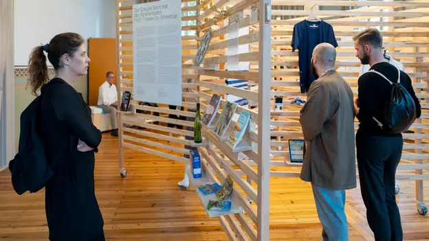 Exhibition visitors